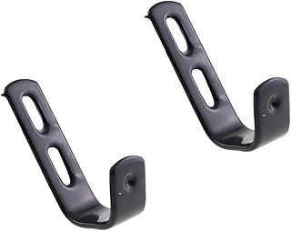 2PCS Solid Thickened Iron Bunk Bed Ladder Hooks Practical Hook Heavy Duty Hook Bracket with Mounting Screws for Bed Decoration Tool