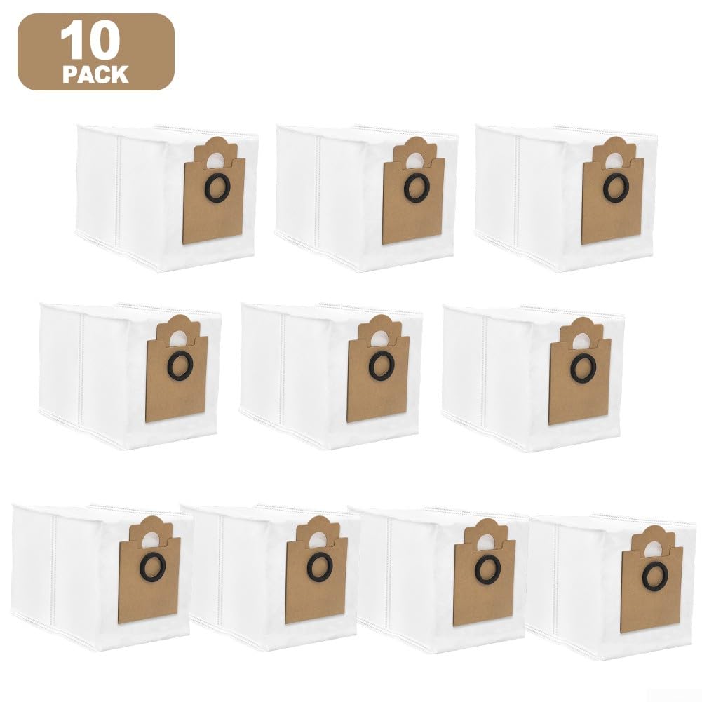 Lot de 10 sacs à poussière pour station de base pour aspirateur robot Lefant M2 Pro/M2S Pro, grande capacité de 3,5 l pour un nettoyage efficace