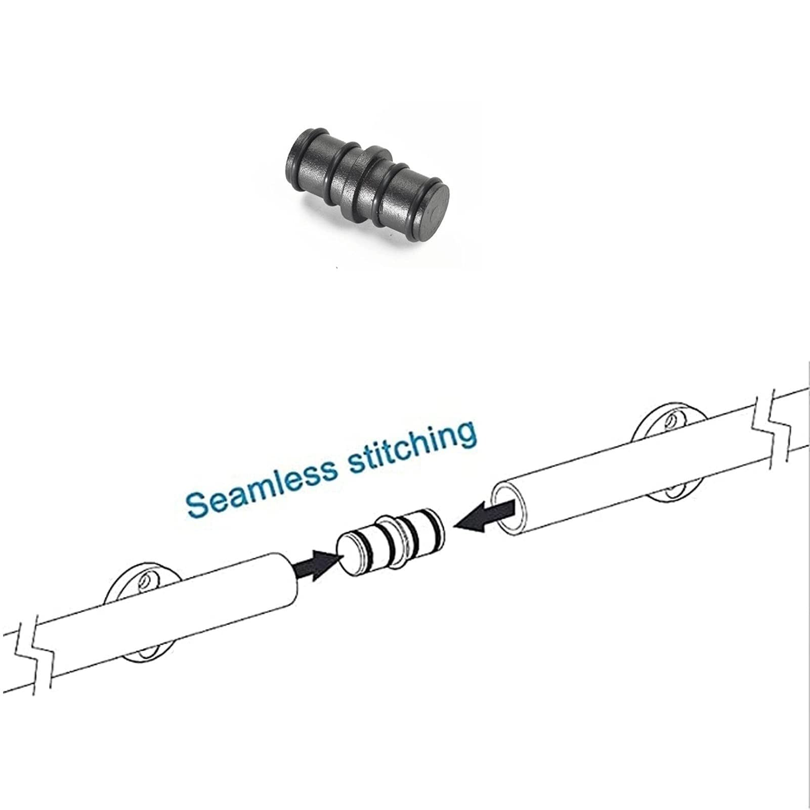 Kit Hardware per Binario Scorrevole con Scala per Biblioteca, Accessori per binari per Scale per librerie mobili con Ruote, Strumento di Spostamento della Scala in Acciaio al Carbonio