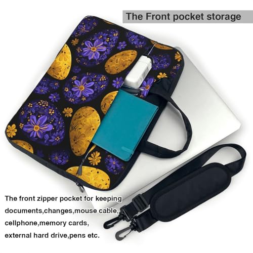 Maletín portátil impermeable floral 13 pulgadas miniatura 6