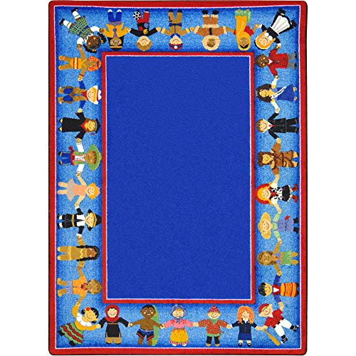 Joy Carpets Children of Many Cultures Rug, Multi, 7'8