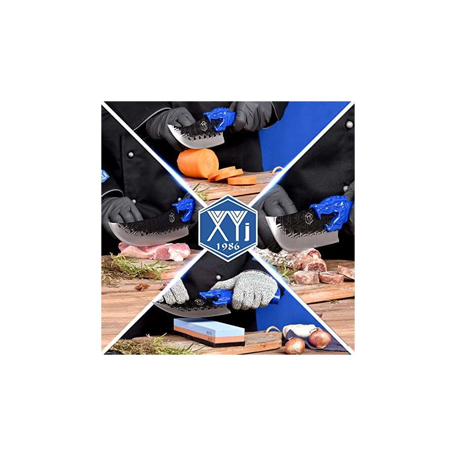 Authentic-XYJ-Since-19865pcs-Meat-Butcher-Knives-SetSlaughter-Fish-Knife-With-Honing-SteelWhetstoneCake-KnifeCamping-Chef-Knives-BagKitchen-Slice-CuttingFull-TangHigh-Carbon-Steel-XYJ-Blue Authentic XYJ Since 1986,5pcs Meat Butcher Knives Set,Slaughter Fish Knife With Honing Steel,Whetstone,Cake Cutter,Camping Chef Knives Bag,Kitchen Slice Cutting,Full Tang (XYJ Blue)