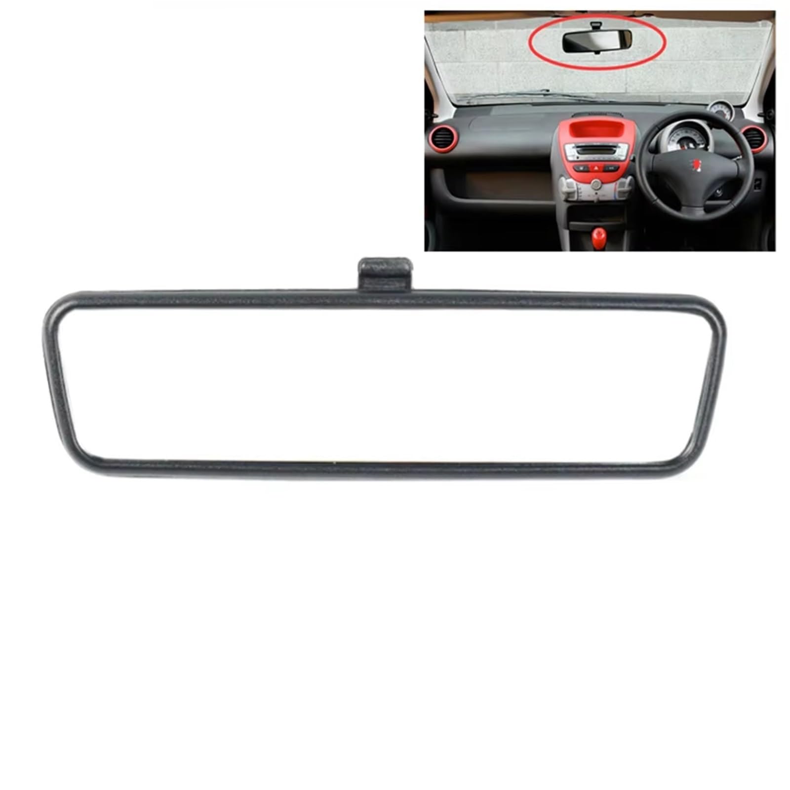 RüCkspiegel 814842 Couvercle intérieur en verre pour Toyota Aygo