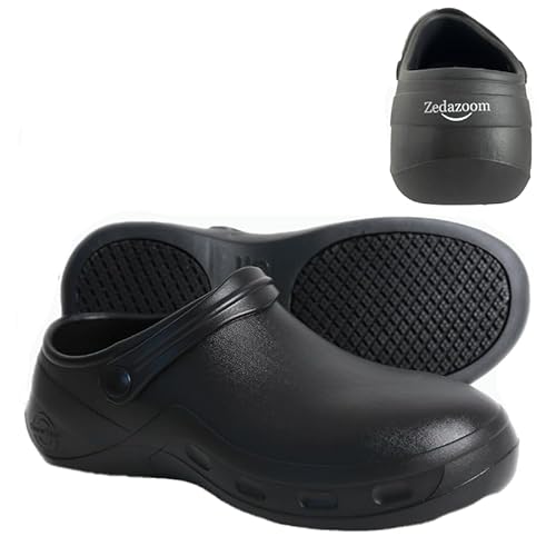 Plysun Chef Shoes Waterproof Oil Resistant Clogs Lightweight Shock Absorbing ...