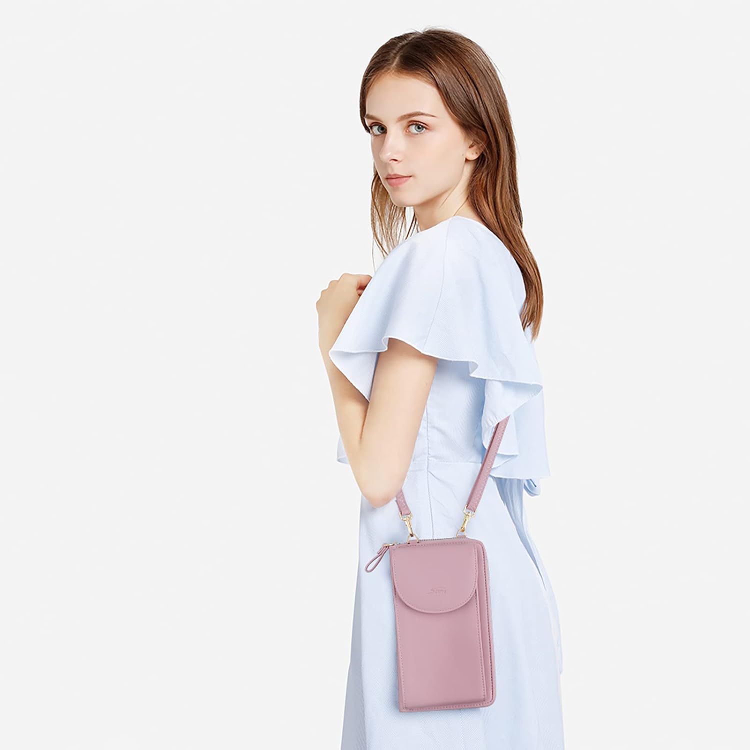 S-ZONE Small Crossbody Bags for Women Cell Phone Purse RFID Blocking Wallet Purses with Credit Card Slots - Image 7