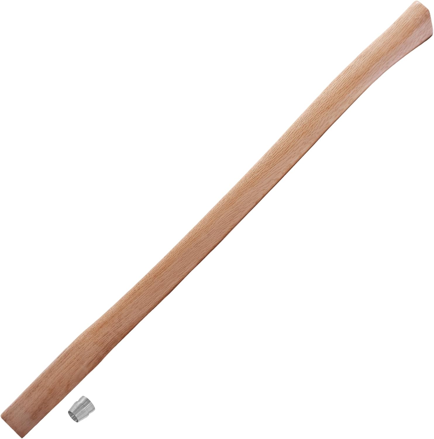 2 pcs Premium Toon Wood Hammer Handle Replacement 90cm Long Wood Tool Handle,Ball Peen Hammer Handles with a Steel Wedges Suitable for Small Hammers or Axes with 58×24mm Tenons