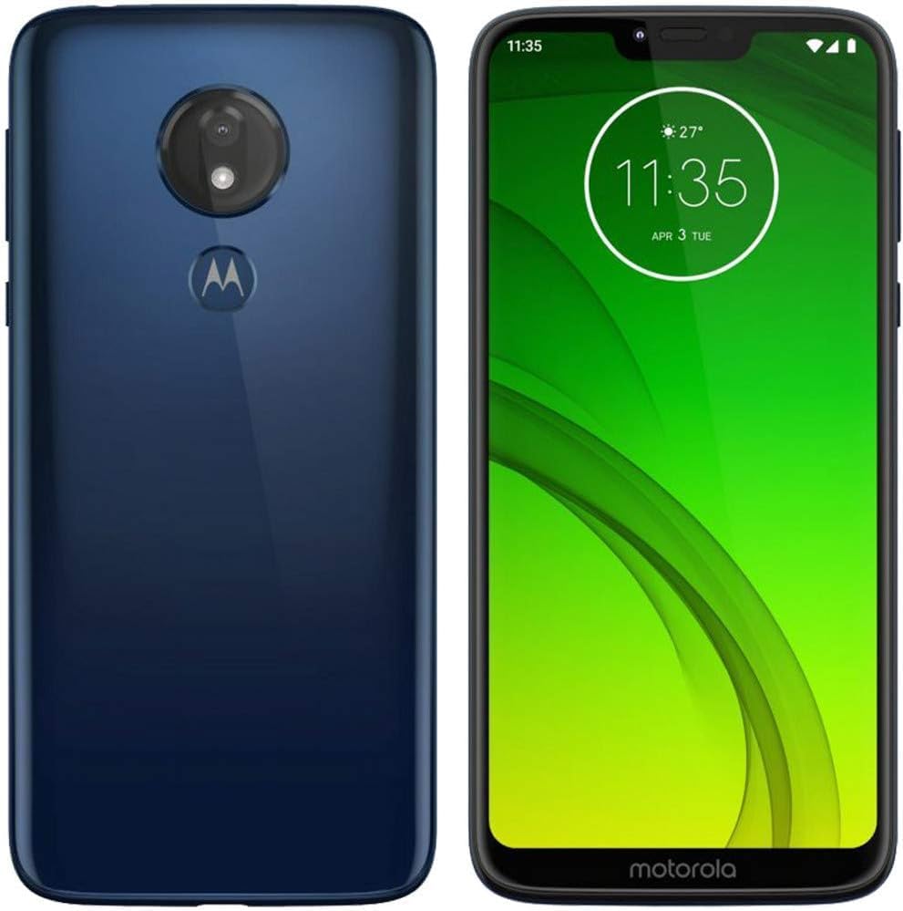 Motorola Moto G7 Power XT1955 32GB Storage, 3GB RAM 6.2″ HD+ Display 12MP Camera 5000mAh Battery Verizon Smartphone Blue (Renewed)