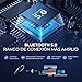 Mpow Manos Libres Auricular Bluetooth,Manos Libres Oreja con Cancelación de Ruido,Auricular Bluetooth...