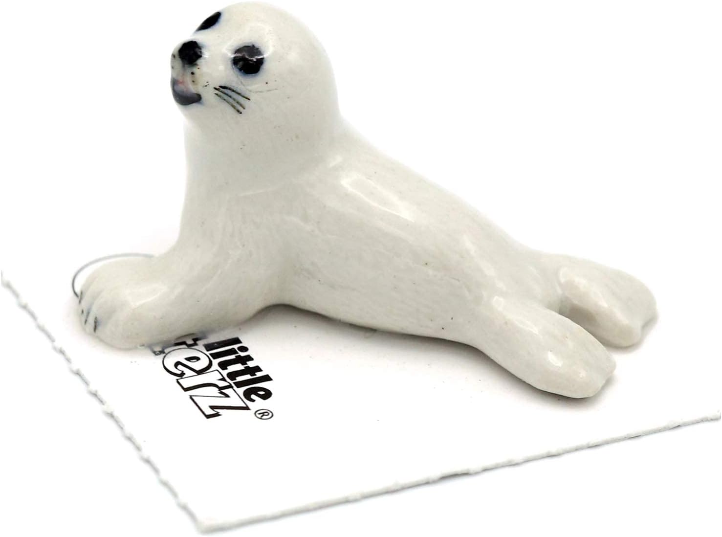 LITTLE CRITTERZ Seal Harp White Seal Pup Torpedo Home