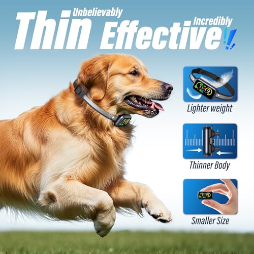 image for Kollgux Dog Bark Collar for Large Medium Small Dogs, Smart Barking Col