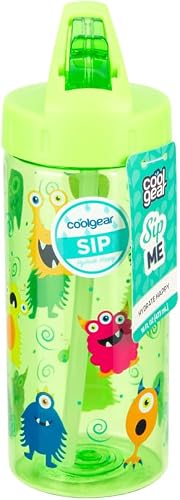 Cool Gear PET Printed Straightwall Bottle, 473 ml Capacity, Green