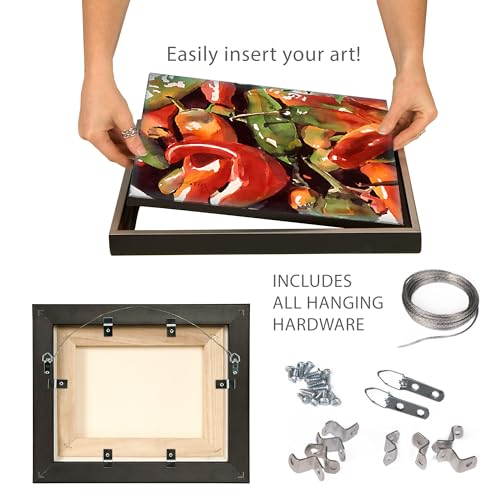 Cadre 14x18 pour toile aux bords imparfaits | Solution Floater