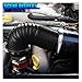 DEAELF 3 Inch Cold Air Intake Pipe, Flexible Stretchable Car Duct Tube with Length from 10