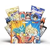 ULTRAPOP Box Dragon Ball Z/SUPER – Boissons & Snacks sous Licence Officielle – Pack Fan Anime – 8 Produits Collector – Idée Cadeau – Made in EU