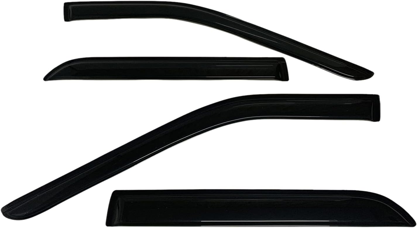 Smoke Tinted Window Sun Rain Visors Vent Guard Deflector Shade Compatible with Ford Explorer 2011-2019