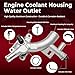 Aluminum Engine Coolant Housing Water Outlet Kit with Hoses Compatible with 2011-2016 Chevy Cruze, 2012-2020 Sonic, 2015-2020 Trax, 2013-2019 Buick Encore 1.4L Replaces 25193922 902-846 13251447