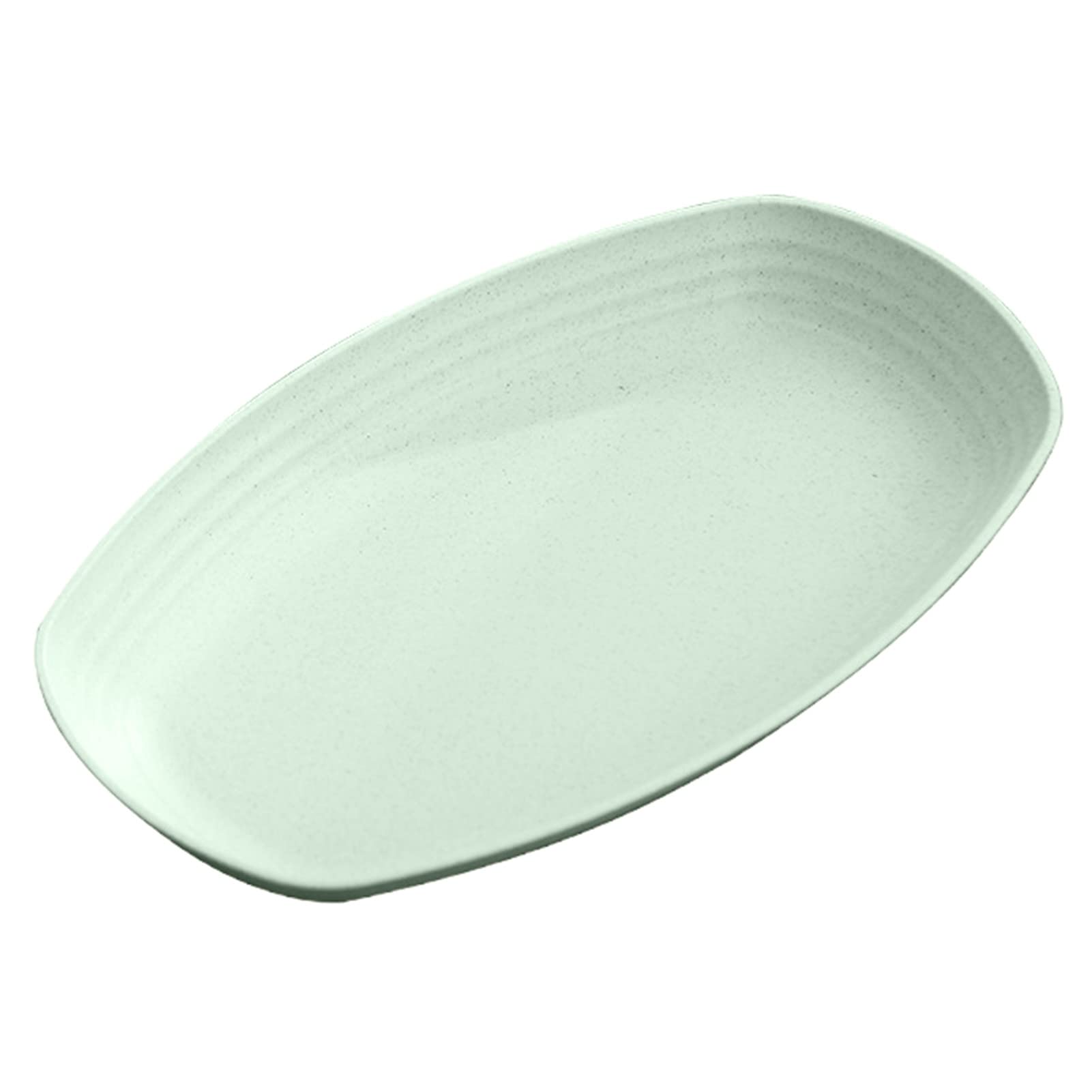 Cremlank Large Serving Platters - Oval Serving Plates, Dinner Plates Serving Dishes for Mother's Day, Party, Meat, Appetizers, Dessert Green