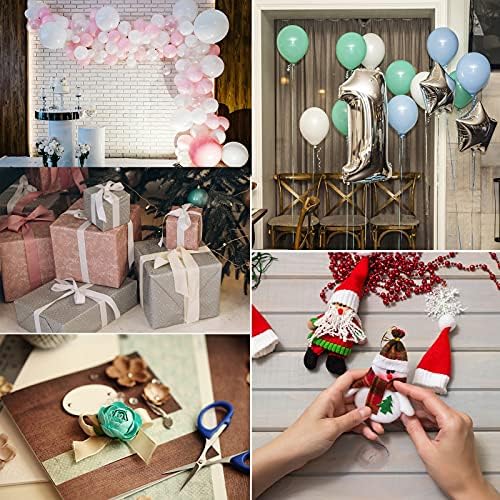 Esoahour 1000 Pcs (1 Roll) Glue Dots Double Sided for Balloons, Removable Balloon Tape Sticky Dots for Wedding Christmas Birthday Party Decorations, DIY Scrapbooking Arts & Crafts Glue (1000)