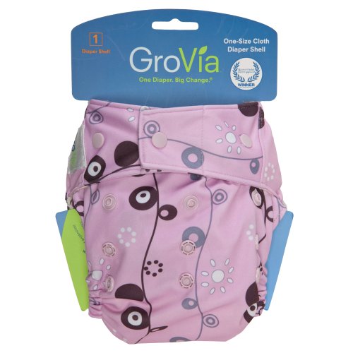 GroVia Reusable Hybrid Baby Cloth Diaper Snap Shell