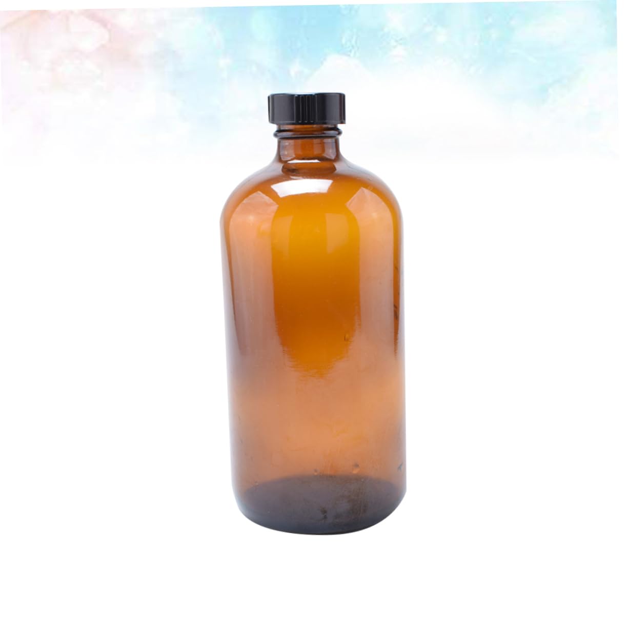 Cabilock 4pcs Brown Glass Bottles with Lid Storage Jam Jars for Kitchen Honey and More Multifunctional Sealing Pots for Home Use