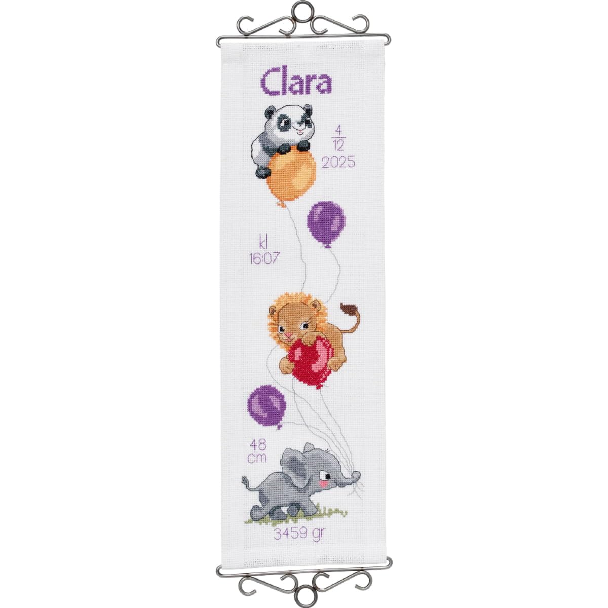 Kit de broderie Clara Permin au point de croix avec fils inclus - 2