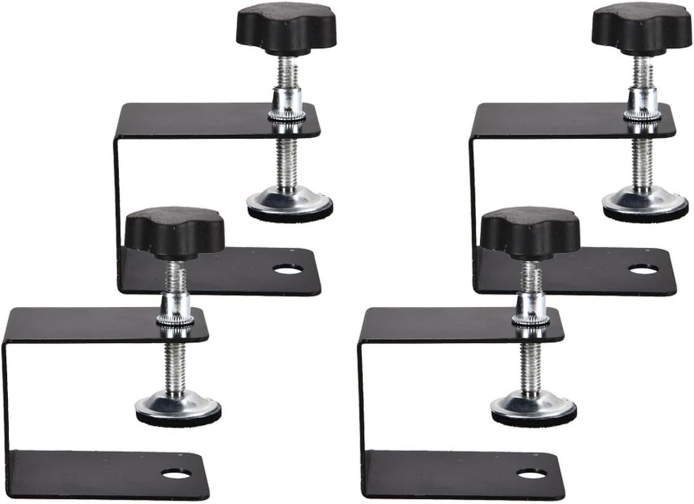 Drawer Fixing Clip, Heavy Duty Drawer Front Clamp C Clamps Installation Holder Adjustable Fixing Clip 4pcs