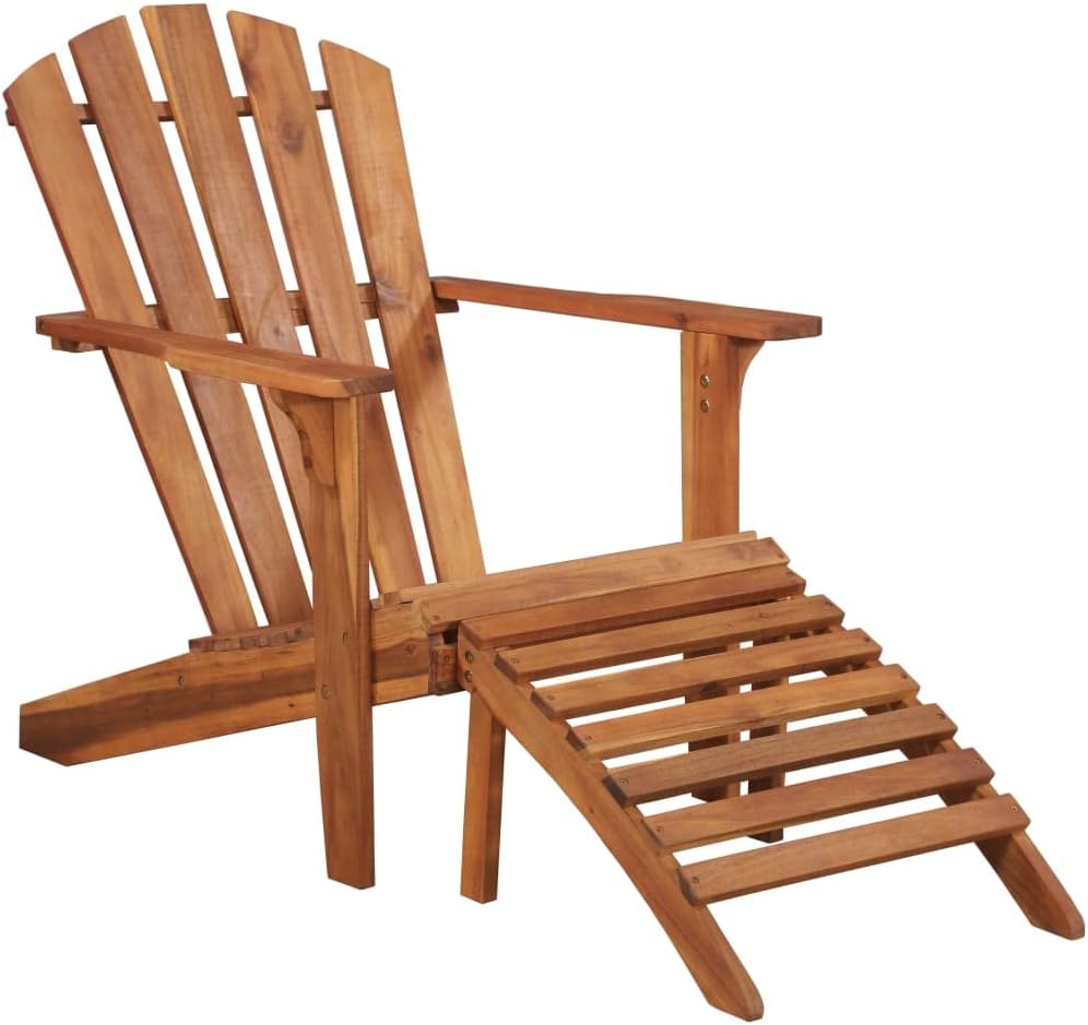 Patio Chair with Footrest,Lawn Lounger,Gardens Furniture,Lounge Loungers,Pool Loungers,Deck Lounger,Party Chair,Napping Loungers,for Lawn,Backyard,Garden, Balcony,Pool,Balcony,Solid Acacia Wood