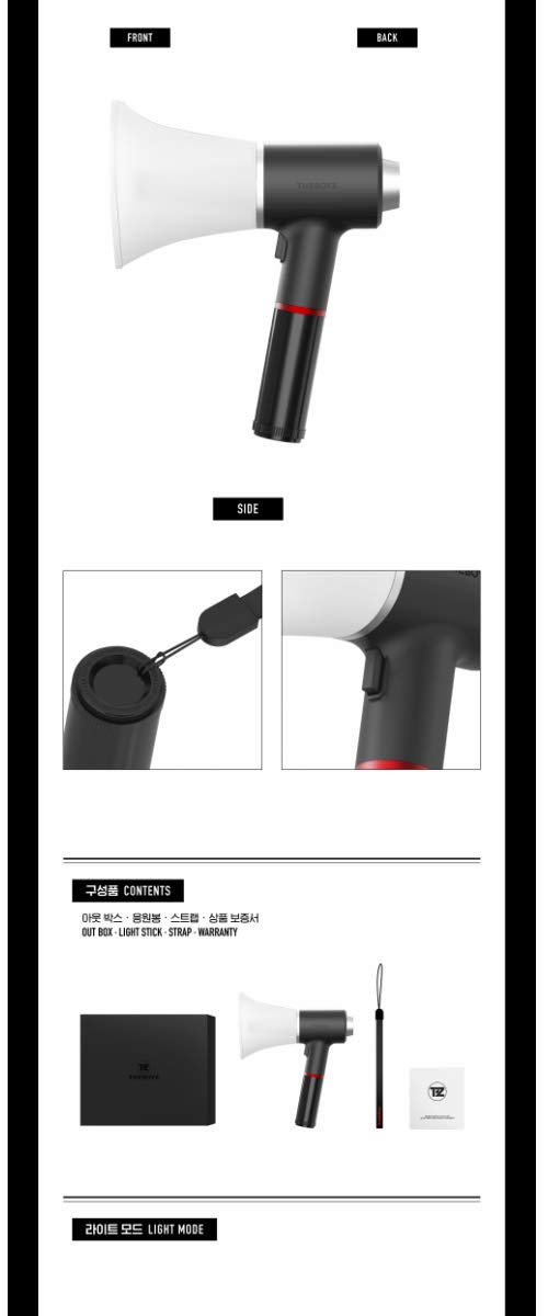 THE BOYZ ライトスティック ペンライト V2 THE BOYZ OFFICIAL LIGHT STICK V2 ペンライト