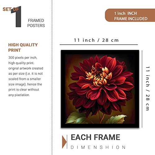 Image of kotart Modern Wall Art Framed Painting for Wall Decoration - Wall Paintings for Living Room, Bedroom Combo48 (Black, Framed) Set of 3 (Art 1)