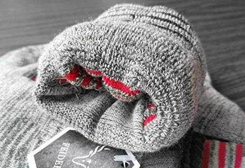 FEIDEER Men's Hiking Walking Socks, Multi-Pack Wicking Cushioned Outdoor Recreation Hiking Socks - Image 2