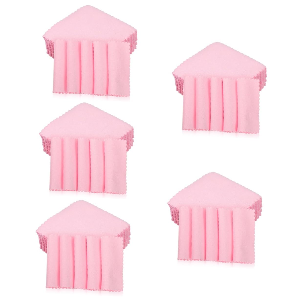 DOITOOL 5 Set Panno Microfibra per Pulizia Gioielli E Occhiali Riutilizzabile E Morbido per Schermi E Superfici Delicate per Lenti 100 Pezzi*5