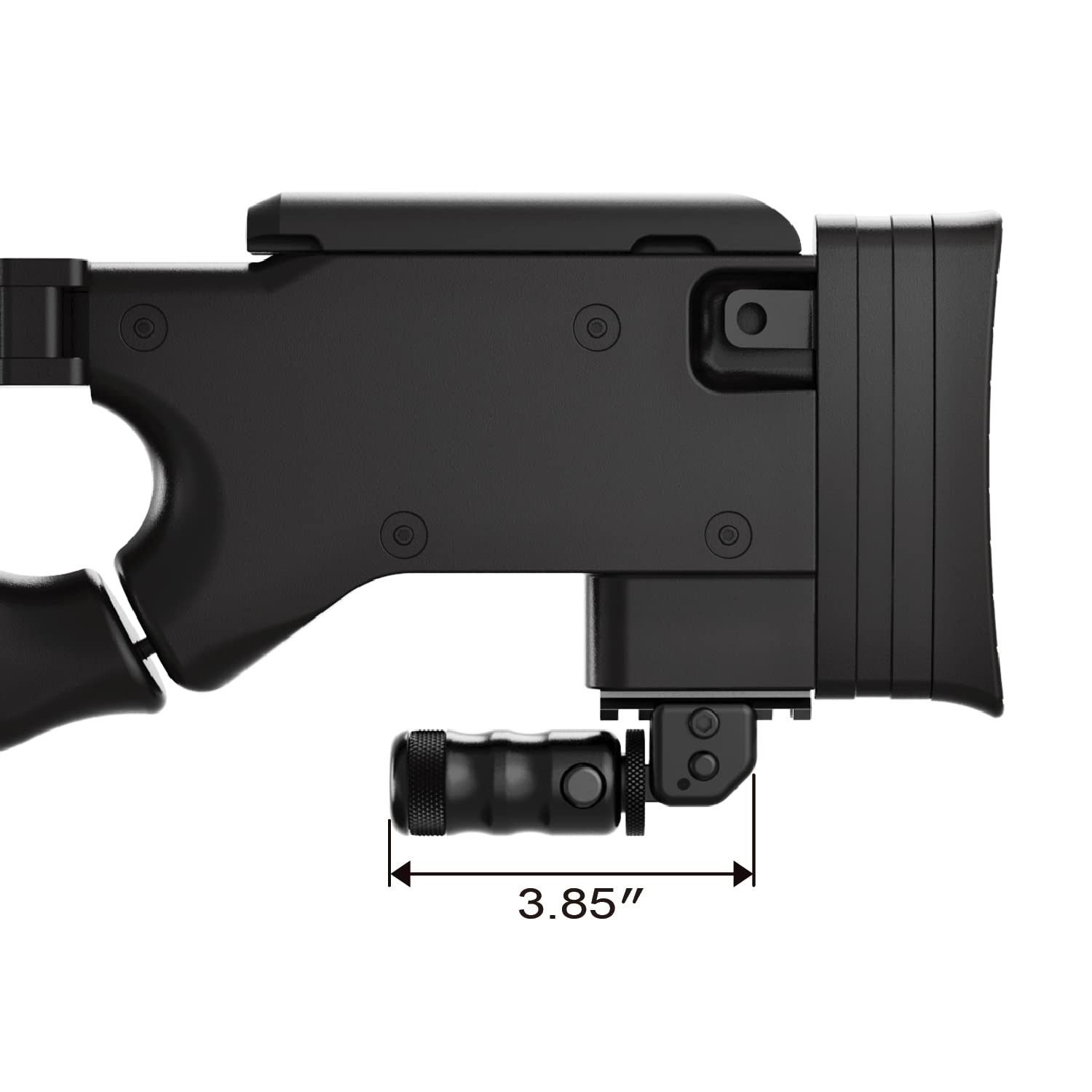 Picatinny Singleton, Hauteur réglable Picatinny Precision Singleton, 3 3/4 "à 4 3/4"