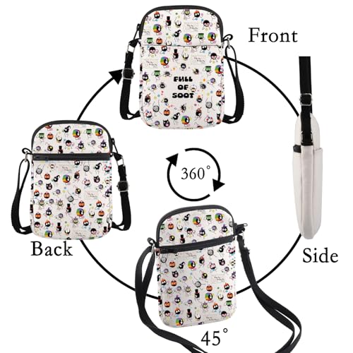 MBMSO Soot Sprite Crossbody Bag Full of Soot Inspired Gift for Anime Lover Fan Soot Sprite Adjustable Strap Bag3