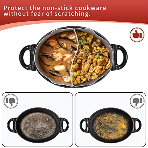 𝟐 𝐢𝐧 𝟏 Silicone Slow Cooker Divider With Ladle And Brush, 𝐅𝐢𝐭 𝐟𝐨𝐫 𝐌𝐨𝐬𝐭 𝟔 𝐐𝐮𝐚𝐫𝐭 𝐒𝐥𝐨𝐰 𝐂𝐨𝐨𝐤𝐞𝐫, Reusable/Easy Clean/Bpa Free/Leakproof/Heat Resistant, Nonstick For Cooking #TOP4