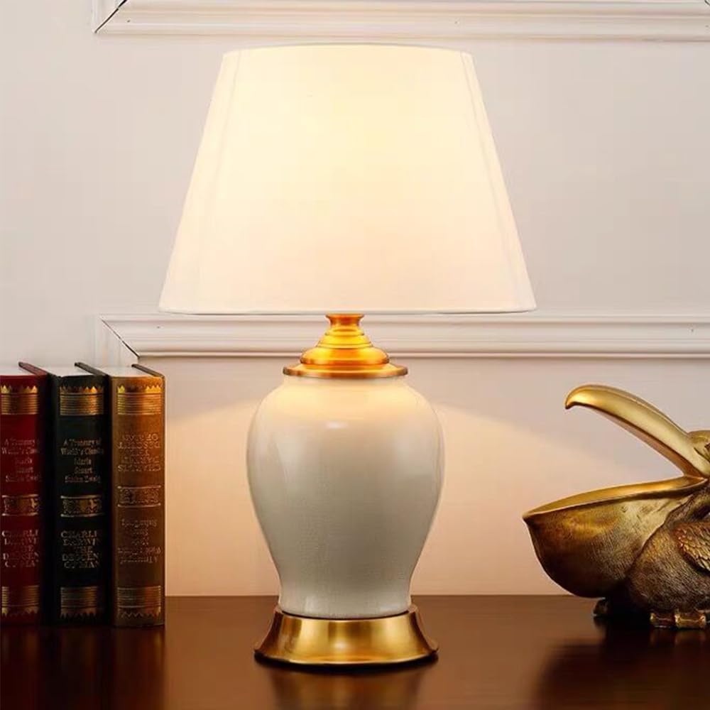 Khukhu Style 40 Contemporary Ceramics Table Lamp Creativity Bedside Desk Lamp