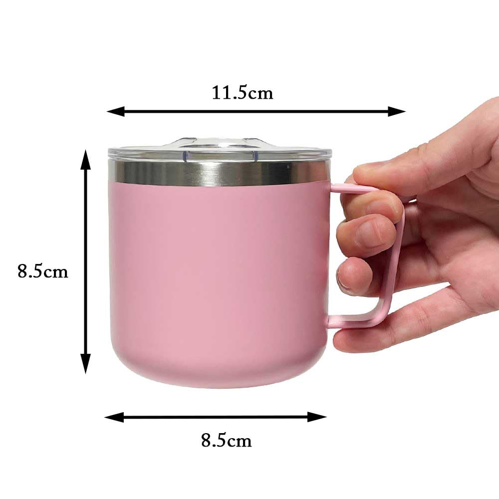 Amazon.co.jp: Fave トカゲ 蓋つき ステンレス マグカップ ピンク