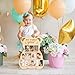 UIBOVA Bear My First Year Photo Board, Bear Baby Milestone Signs for Boys Girls Nursery Decor, 12 Month Pictures for Baby First Year, Picture Board for 2x3 Photos, Best Babies Keepsake Gifts-A26