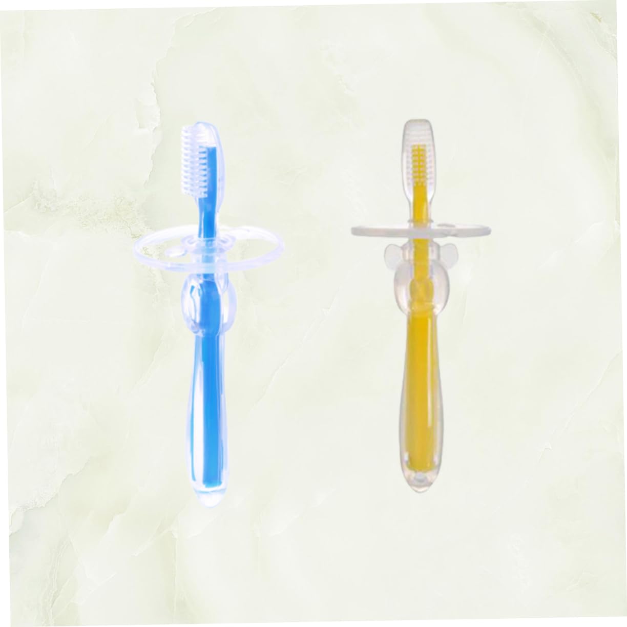 3 Set Di Spazzolini Da Per Ragazzi E Ragazze Spazzolini Da in Spazzola Per L'apprendimento A Forma Di Ombrello Setole Delicate Per Neonati 2 Pezzi * 3