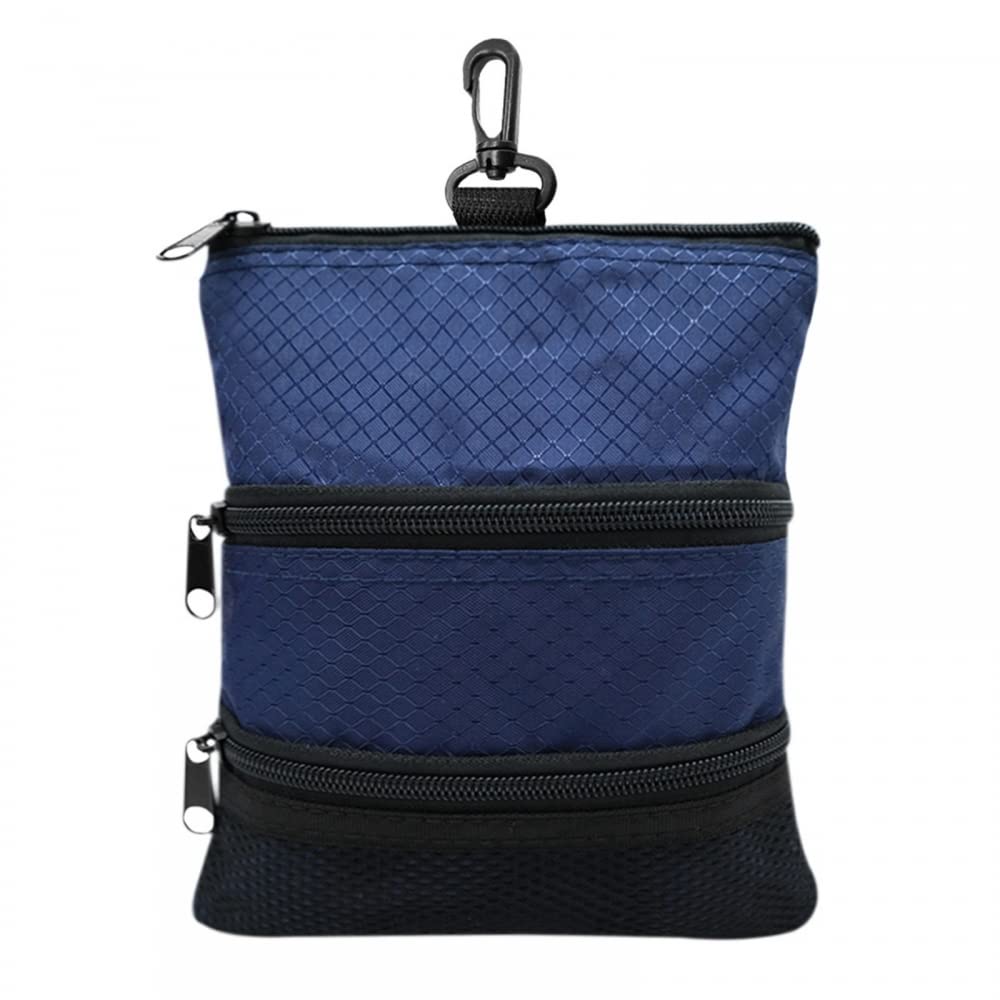 DONGKER Tasca Golf,Borsa Pallina da Golf con Chiusura Cerniera e Gancio per Ingranaggi per Esterni