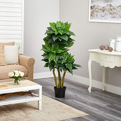 Nearly Natural 5391 5Ft. Bird Nest Tree Uv Resistant (Indoor/Outdoor),Green #TOP2