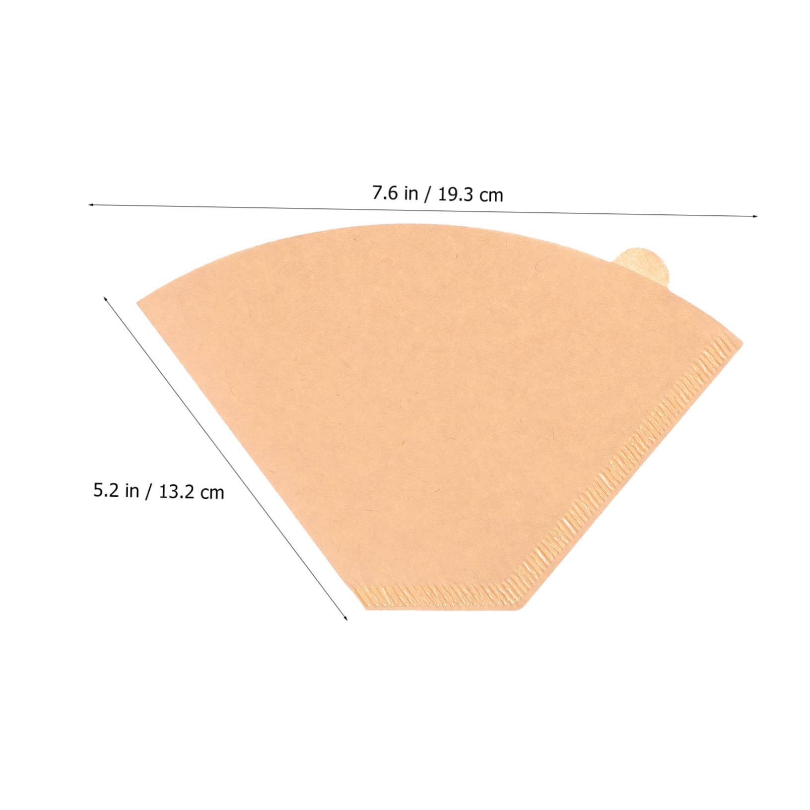 Filtro de Café de Papel Cónico 200 Piezas de Pulpa de Madera