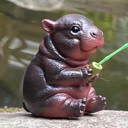 Statue d'hippopotame de la pêche, cadeau d'emménagement et anniversaire - 6
