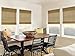 LazBlinds No Tools No Drill Cordless Bamboo Roman Shades, Light Filtering Window Treatment, Roll Up Bamboo Blinds for Windows 31'' W x 64'' H, Acorn