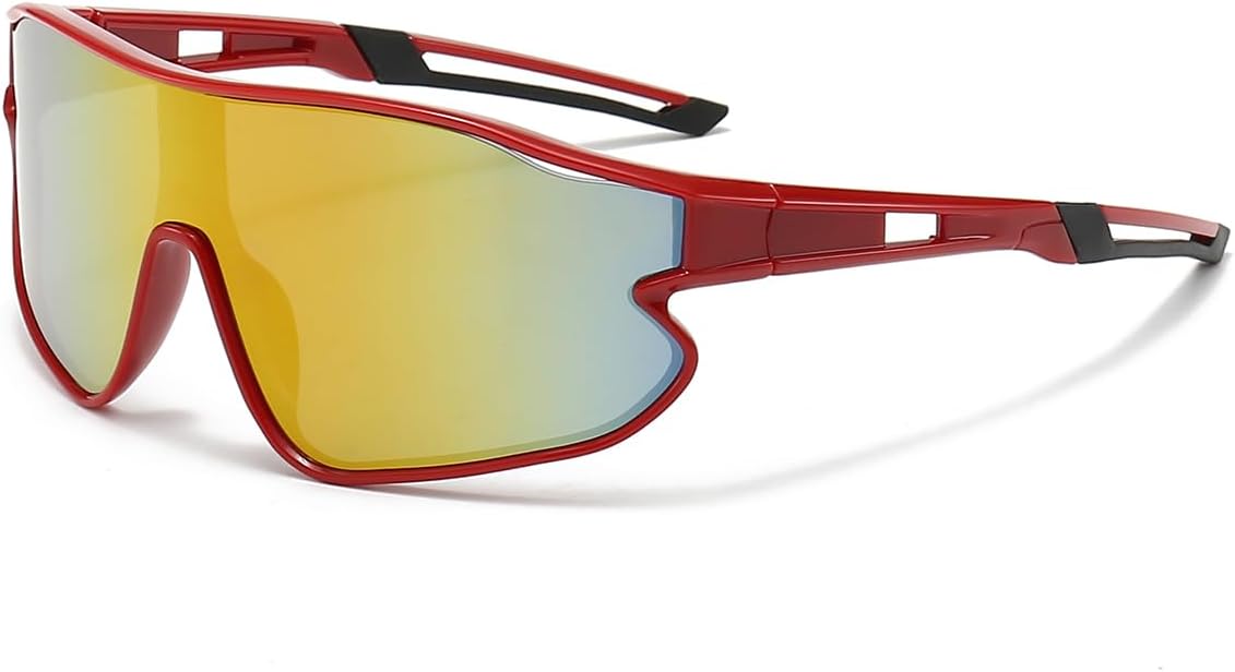 JOVAKIT Kids Baseball Sunglasses for Boys Girls Age 6-16, Youth Baseball Sun Glasses UV400 Sports Cycling Shades