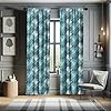 Ambesonne Grunge Window Curtains, Butterflies Patt... #4