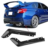 [GT-Speed] Compatible/Replacement for OE Style PU Rear Bumper Lip Spats Aprons, 2015-2017 Subaru WRX...