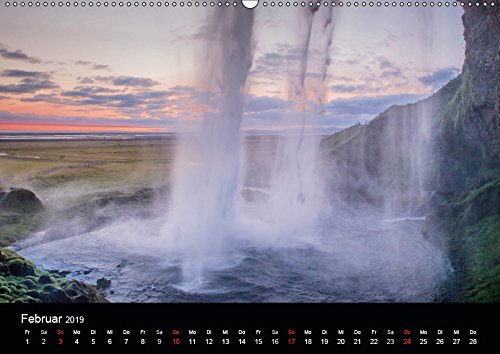 Island - Landschaft und Natur (Wandkalender 2019 DIN A2 quer): Island ist eine vulkanische Insel auf dem Mittelatlantischen Rücken mit einer ... (Monatskalender, 14 Seiten ) (CALVENDO Orte)