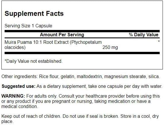 Muira Puama 250 mg