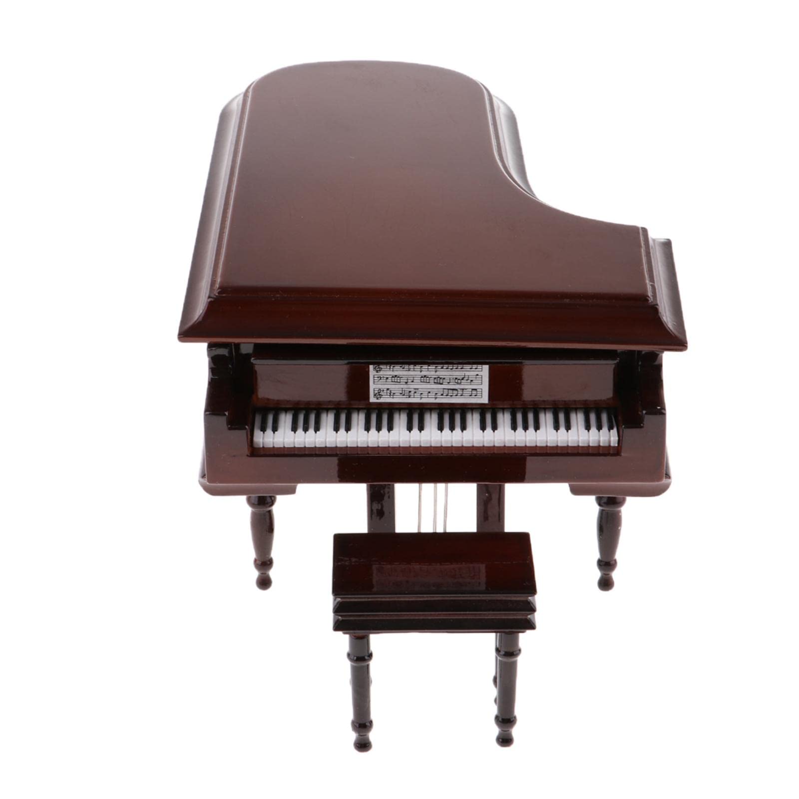 Amazon | aternee ミニピアノモデル 楽器モデル 木製 ミニチュア
