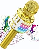 🎵【Multifunción】MicQutr es un micrófono de karaoke portátil que te permite cantar en cualquier momento y lugar. Puede grabar canciones y actuar como simulador de voz. También es un gran altavoz si sólo quieres disfrutar de la música. Lo más sorprendente es que también se puede utilizar como control remoto Bluetooth para una fácil experiencia de disparo con teléfonos IOS y Android. Permite tomar fotografías o hacer videos a distancia. （Conecte Bluetooth, encienda la cámara, presione el "Scan"）